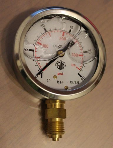 Italmanometri 0-25bar 63mm 1/4BSP pressure gauge