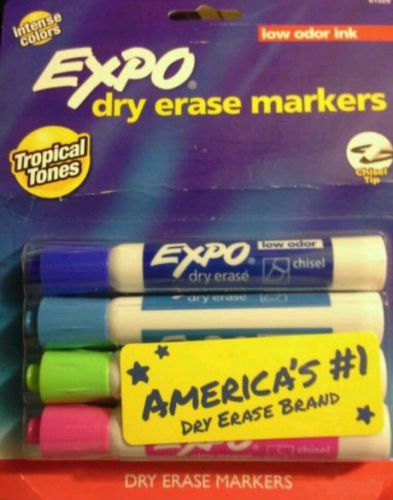 Expo dry erase markers 4 pack for sale