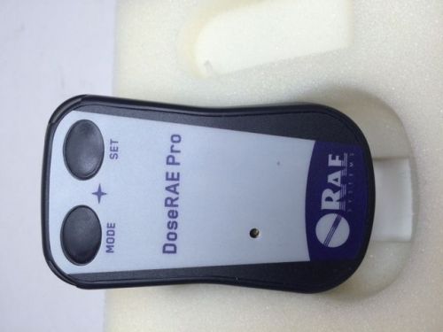 RAE PRM-1300 DoseRAE Pro Dosimeter Personal Radiation Dosage Monitor / Warranty