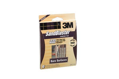 3M 20917-150 SandBlaster Bare Surfaces Sanding Pad, M 150