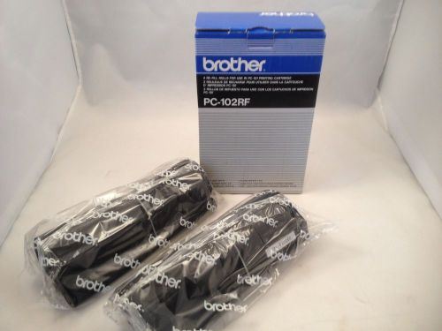 Brother PC-102RF 2 Refill Rolls Use In PC-101 Printing Cartridge Sealed