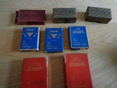 26 Vintage Hand Taps w/ original boxes Vermont, Greenfield, Bay State