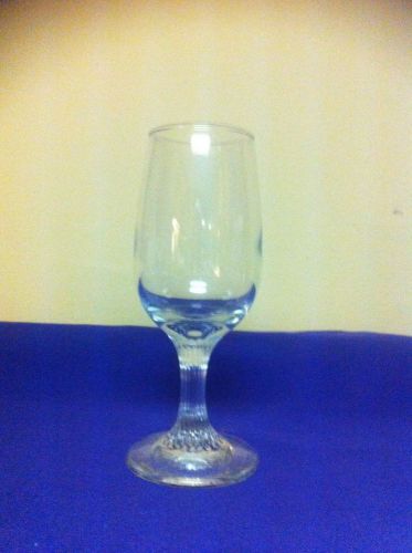 White Wine Glass 8oz Sycoware by Libbey Clear Glass Silhouette Style Case of 36