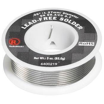 RadioShack® Lead-Free Solder (SnCu) 0.05&#034;&#034; Lead Free Solder