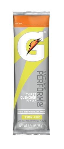 Gatorade powder packets - lemon-lime 20oz packets-case of 64 for sale