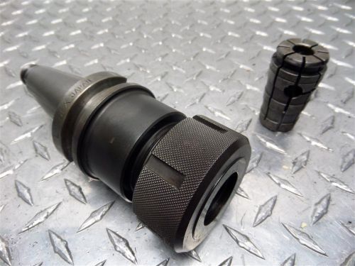 LYNDEX BT 40 TAPER CNC COLLET CHUCK w/ 1/2&#034; CAPACITY COLLET