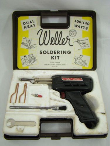 Vintage weller model 8200 pk dual heat 100/140 watts soldering kit / iron for sale