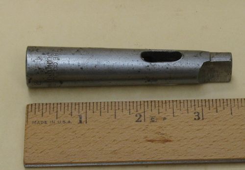 Vintage collis #60212 reducing sleeve ~ morse taper adapter  mt1 to mt2 for sale