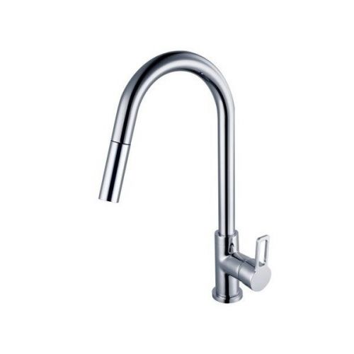 Novo round pull out vege spray kitchen mixer tap / taps sink chrome for sale