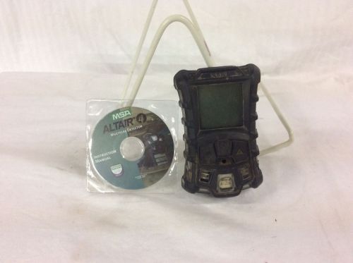 MSA Altair 4 Multigas Detector With Manual Instruction CD