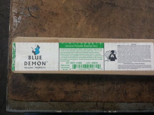 Blue demon lfbfc 1/8&#034; x 36&#034; x 10lbs. tig wire (low fuming bronze flux cored) for sale