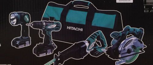 Hitachi / 18V Combo Kit / Driver Drill - Circular - Reciprocating Saw / KC18DBL