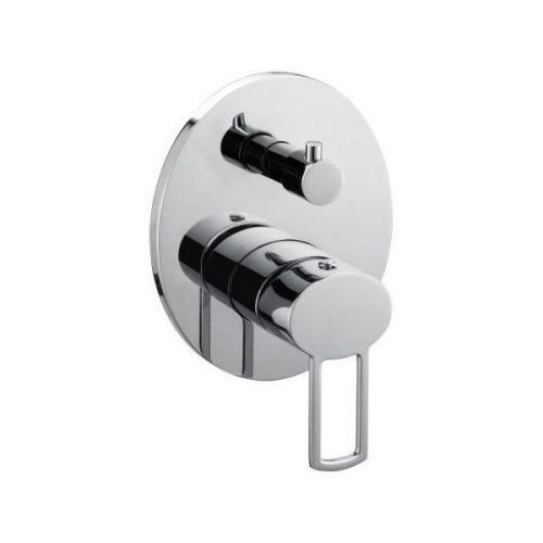 Loma round bathroom bath &amp; shower wall mixer + diverter for sale