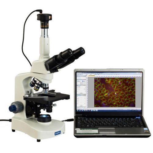OMAX 40X-2500X Trinocular Oil Darkfield LED Seidentopf Microscope+10MP Camera