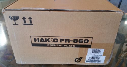 Hakko fr860 esd safe, small preheat plate, hot plate, reworks 120vac japan for sale