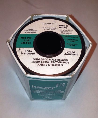 Kester solder wire .40mm (.015) #58/275 for sale