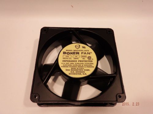 BOXER FAN MODEL WS2107FL-1073 115 VOLTS .18 AMPS 50/60 HZ