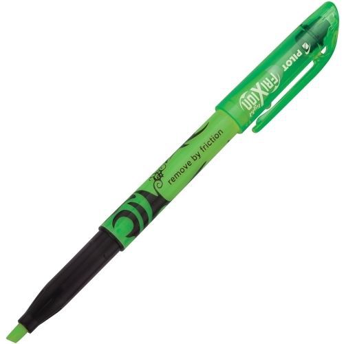 Pilot FriXion Highlighter - Fine - Fluorescent Green Ink - 12 / Pack - PIL46513