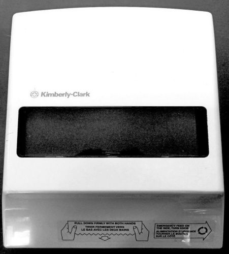 2-kimberly-clark sani touch roll towel dispenser 09346-10 pearl white nos nib for sale