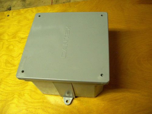 Cantex 5133710  PVC Molded Junction Box,  6&#034; x 6&#034; x 4&#034; weather proof