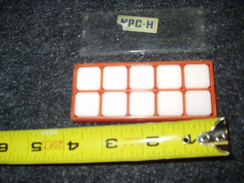 Ceramic Inserts SNG N 556  Qty 10  White SK 9023  5/8&#034; x5/8&#034; x 1/4&#034; Nippon