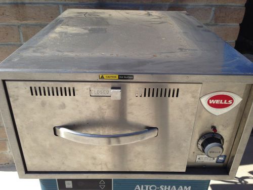 WELLS Commercial / Industrial FOOD WARMER - stainless steel