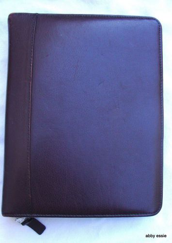 FRANKLIN COVEY PLANNER  BROWN LEATHER WITH ADDRESS DREAM MANAGEMENT PLANNER GUID