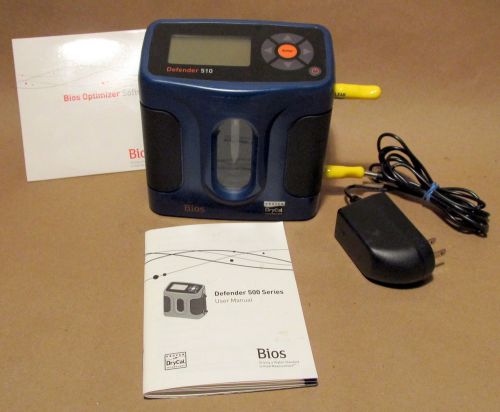 Bios defender 510 gas flow calibrator used very little for sale