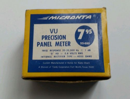 Micronta VU Panel Meter  22-053