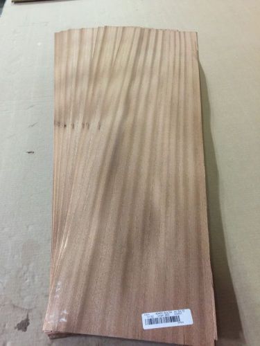 Wood veneer striped sapele 12x45 22pieces total raw veneer&#034;exotic&#034;rss1 1-29-15 for sale