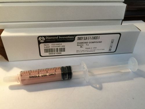 Neuber diamond compound 5 gram syringes 1-h-5 1-3 microns  quantity 8 pink for sale