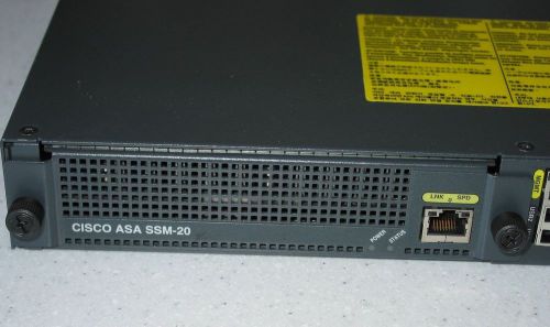Cisco asa 5500 asa5520-k8 v02 with ssm-20 module advanced security firewall for sale