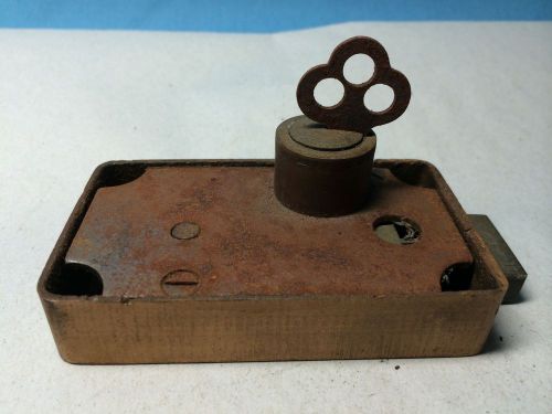 Safe Deposit Box Lock RH Bronze Case Single Nose Requires 2 keys - Locksmith