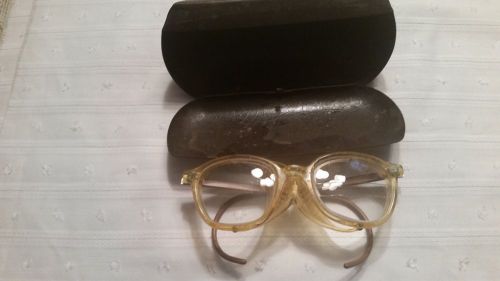 Vintage Steampunk Safety Goggles and Tin Case