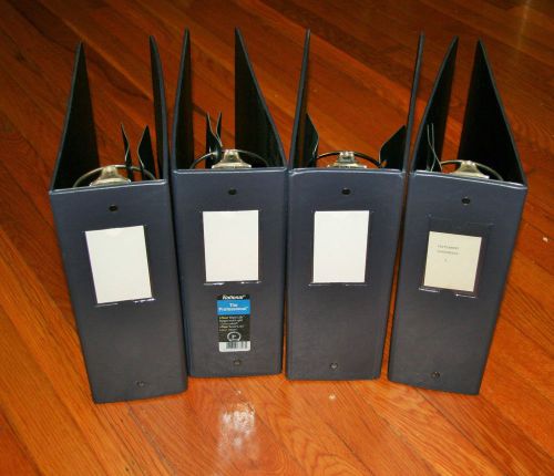 3-Ring Binders, 3 inch, High strength, National (lot of 4)
