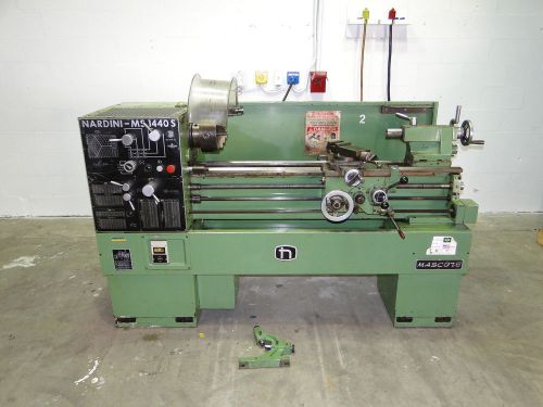 Nardini lathe machine  14 x 40 metal working ms1440s for sale