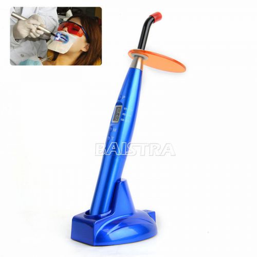 1 set Dental 5W Wireless Cordless LED Curing Light Lamp 1200mw Blue Color