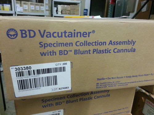 BD 303380 Vacutainer Specimen Collection Assemblies 200/CS