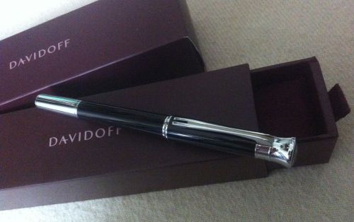 Davidoff Velero Black Lacquer RollerBall Pen in premium brand gift box