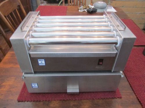 Nemco j.j. connolly roll-a-grill hot dog roller cooker &amp; bun warmer oven for sale