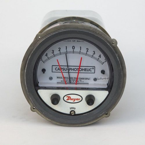 New Dwyer Series 43000 Capsu-Photohelic® Pressure Switch/Gage