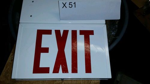 Exit sign sure lite halo plx6200rp fluorescent for sale