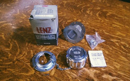 NOS LENZ 57XL-40 HYDRAULIC BREATHER STRAINER FILLER CAP ASSEMBLY