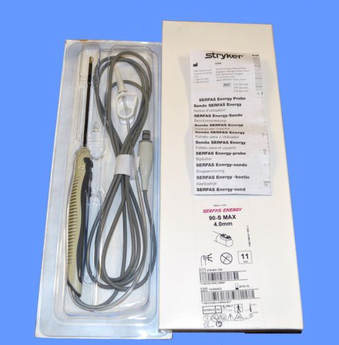 NEW STRYKER SERFAS ENERGY 90-S MAX 4.mm Suction Probe, 279-401-100, *2016*