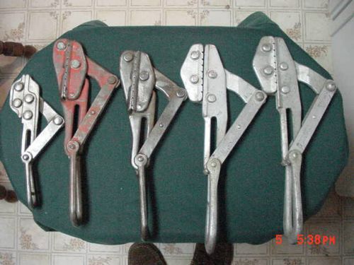 Klein and dicke cable grips - cable pullers - 5 pieces for sale