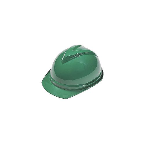 Hard Hat, FrtBrim, Slotted, 6Rtcht, Green 10034032