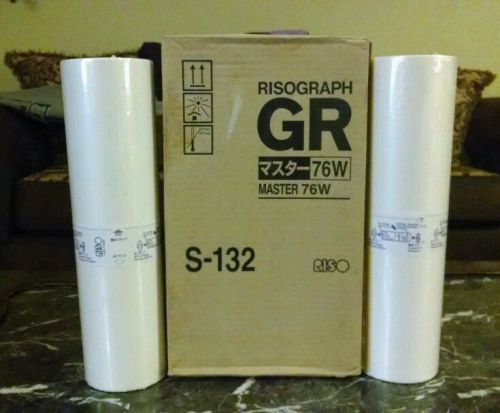 Riso Risograph 3770 3750 76W S-132 Master Rolls