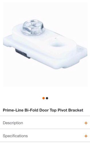 3 NewBi-fold Door Pivot Bracket For Closet. By Slide-co. Made In USA. 3 Pcs. New