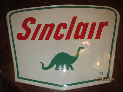 Sinclair Oil Dinosaur Sign Self adhesive Adhesive Back