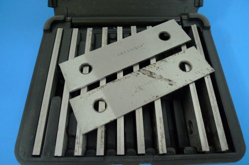 Set of machinist parallels in case  6&#034; machinist tools *a for sale